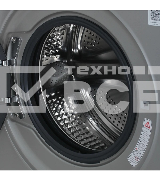 Стиральная машина Haier HW60-BP12919AS, с фронтальной загрузкой, 6кг, 1200об/мин, с паром, инверторная