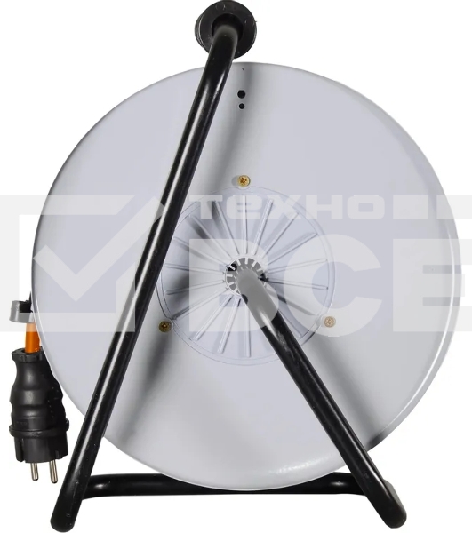 Удлинитель силовой Ресанта СУ-3х1,5-50/3 (61/118/8) 2x1.0кв.мм 4розет. 40м ПВС катушка серый