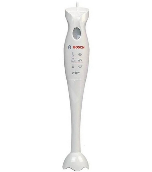 Блендер погружной Bosch MSM 6B100 белый, 280 Вт, 1 скорость