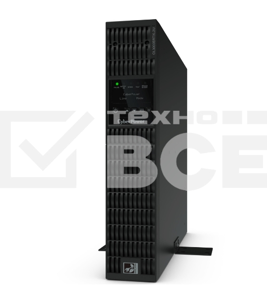 Источник бесперебойного питания Online CyberPower OL3000ERTXL2U 3000VA/2700W USB/RS-232/Dry/EPO/SNMPslot/RJ11/45/ВБМ (8 IEC С13, 1 IEC C19)