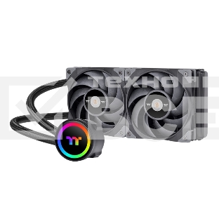 Система водяного охлаждения Thermaltake TOUGHLIQUID 240 ARGB Sync [CL-W319-PL12BL-A] All-In-One Liquid Cooling System/Water Block ARGB Sync/Fan 120*2/PWM 500~2000rpm/black (527965)