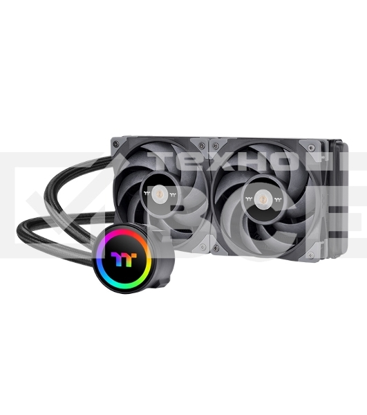 Система водяного охлаждения Thermaltake TOUGHLIQUID 240 ARGB Sync [CL-W319-PL12BL-A] All-In-One Liquid Cooling System/Water Block ARGB Sync/Fan 120*2/PWM 500~2000rpm/black (527965)