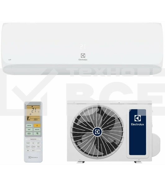 Кондиционер сплит-система Electrolux Loft EACS-12HAL/N8 12000 BTU, 30 м², 28 дБ, охлаждение, обогрев, белый
