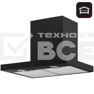Вытяжка кухонная Krona ONYX 600 GLASS BLACK S