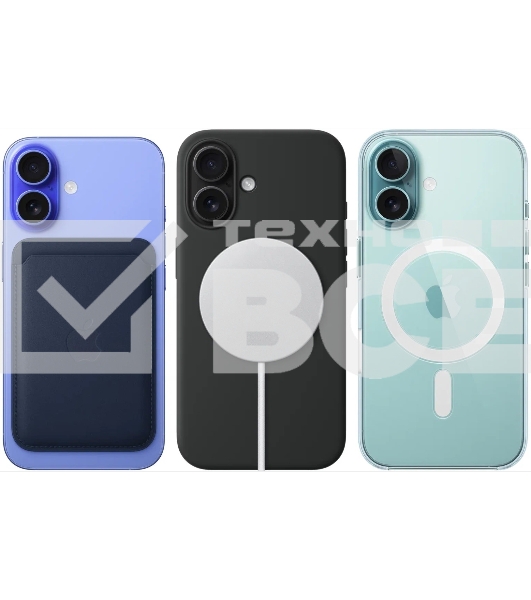 Смартфон Apple iPhone 16, 8/128Gb, ультрамарин