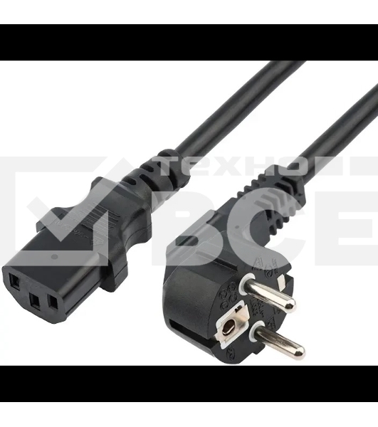 Шнур питания NTSS NTSS-PC13773 C13-Schuko проводник.:3x1мм2 3м 220В 10А черный