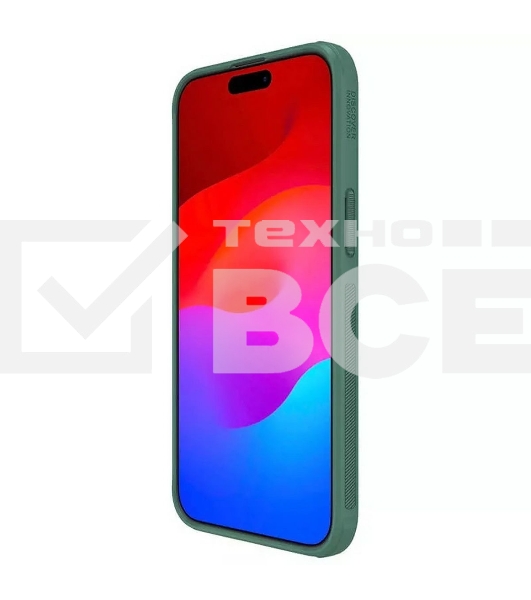 Чехол Super Frosted Shield Pro, темно-зеленый, (AP IP15 Pro Max)