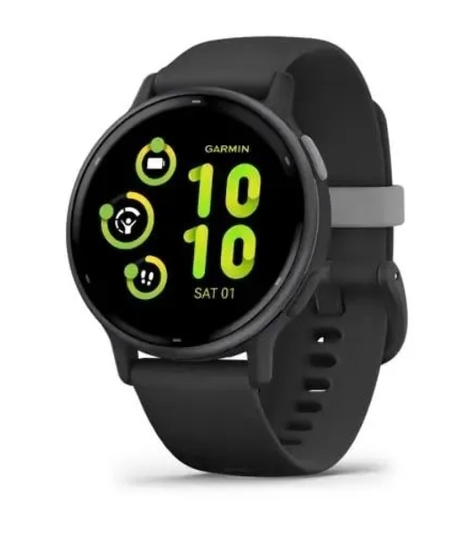 Умные часы Garmin Vivoactive 5, 1.2' AMOLED, 5G, Wi-Fi, Bluetooth, NFC, 5 ATM, черный