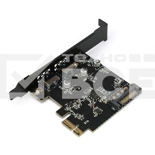 Контроллер USB 3.1 Gembird SPCR-03 в разъем PCI-e, 2xUSB-A + 1xType-C