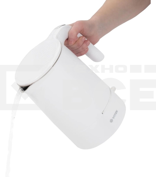 Чайник электрический Vitek VT-1104 1.5л. 2200Вт разноцветный корпус: металл/пластик