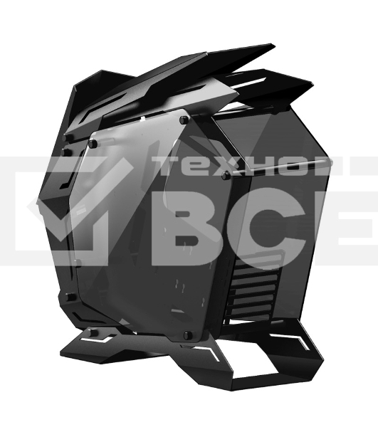 Корпус без блока питания JONSBO MOD-3, Full-Tower, TG, no fans, 2xUSB-A 3.0, EATX, ATX, mATX, mITX Black