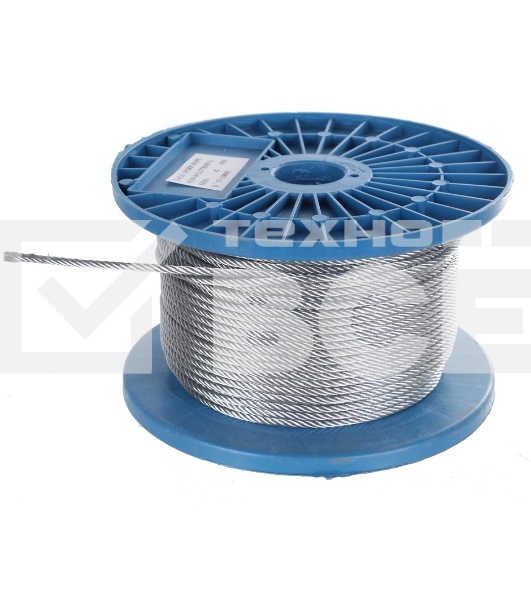 Трос стальной DIN 3055 4мм (уп.200м) Промрукав PR08.3825