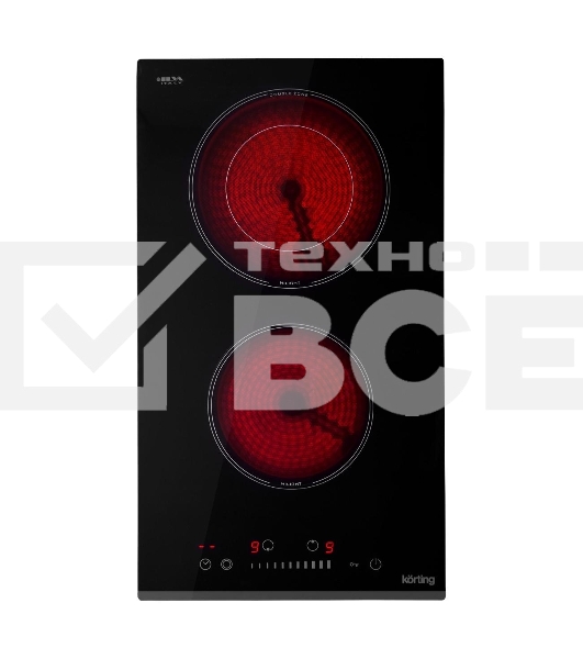 Электрическая варочная панель Korting HK 32024 B черный