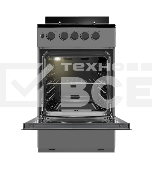 Плита газовая Maunfeld MGC50GEGR08 серый, конфорок 4 шт, духовка 59 л, 50 см x 88 см x 65 см