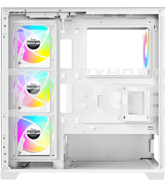 Компьютерный корпус Ocypus Gaммa C72 WH ARGB ATX/win/white/4 ARGB fans/no PSU/Tempered Glass