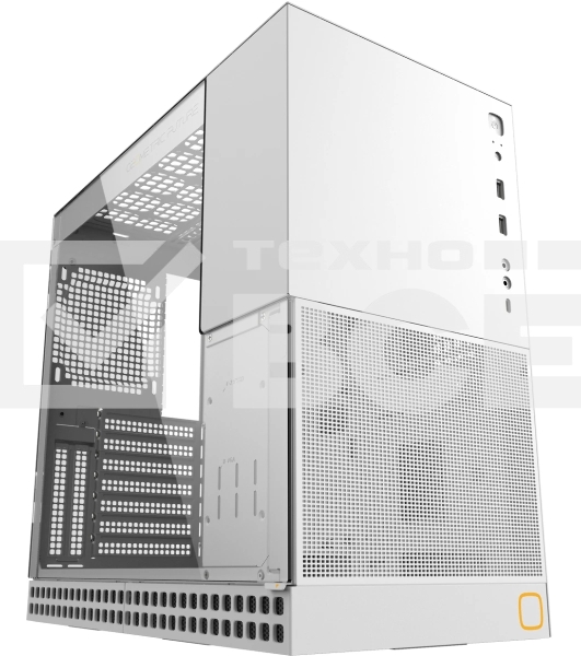Компьютерный корпус без блока питания Geometric Future Model 4 King Arthur, Midi-Tower, TG, no fans, 2xUSB-A 3.0, 1xUSB 3.2 Type-C, E-ATX, ATX, mATX, mITX белый
