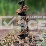 Шнек для грунта Denzel ER-80, диаметр 80 мм, длина 800 мм, соединение 20 мм, съемный нож, фото7