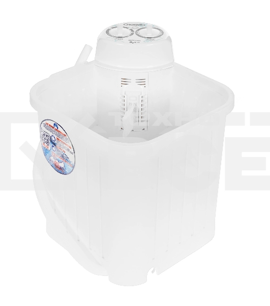 Стиральная машина Славда WS-35Е белая, загрузка вертикальная 3.5кг, класс: A+