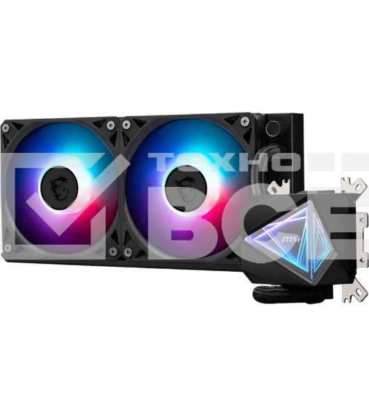 Жидкостная система охлаждения MSI MAG CORELIQUID I240 2x ARGb Gen2 Fan, ARGb Gen2 Block, Color Box