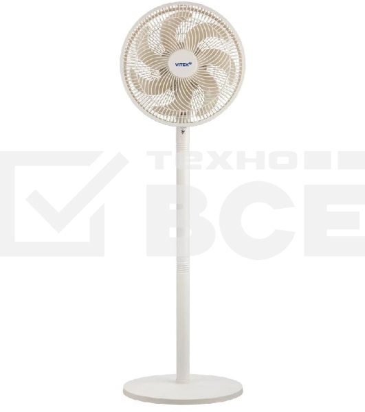Вентилятор напольный Vitek VSF-1270 40Вт скоростей:3 бежевый