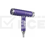 Фен SAKURA SA-4051V фиолетовый/серый, 1600 Вт, компактный, фото 1