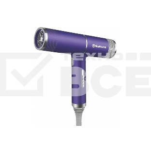 Фен Sakura SA-4051V 1600Вт 3реж хол.сушка LED подсветка