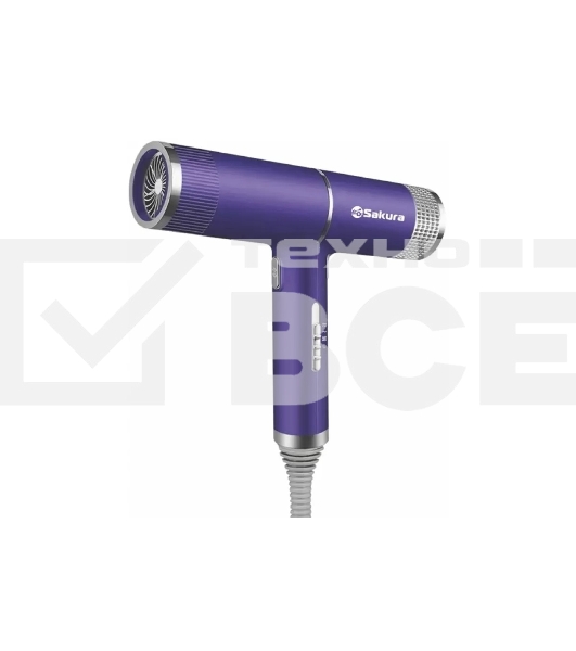 Фен Sakura SA-4051V 1600Вт 3реж хол.сушка LED подсветка