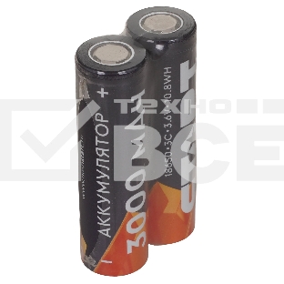 Аккумуляторы 18650 СТАРТ INR18650 3000мАч (упаковка из 2 шт, отпускается кратно 2)