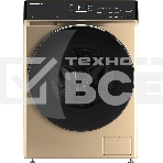 Стиральная машина Hiberg i-DDQ9-712 G класс: A+++ загр.фронтальная макс.:7кг золотистый инвертор, фото 1