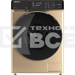 Стиральная машина Hiberg i-DDQ9-712 G класс: A+++ загр.фронтальная макс.:7кг золотистый инвертор