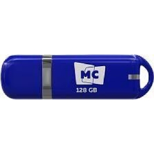Флешка USB MORE CHOICE МФБ128 Blue (4620202558770), 128GB, USB 2.0, R/W 15/8, синий