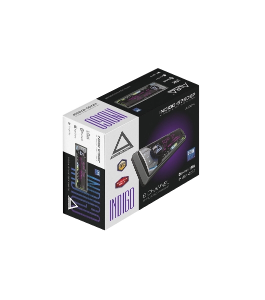 Автомагнитола AURA INDIGO-878DSP, 1 DIN, Bluetooth, USB Type-A, пульт ДУ