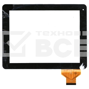 Сенсорное стекло (тачскрин) QSD E-C97001-01, черное