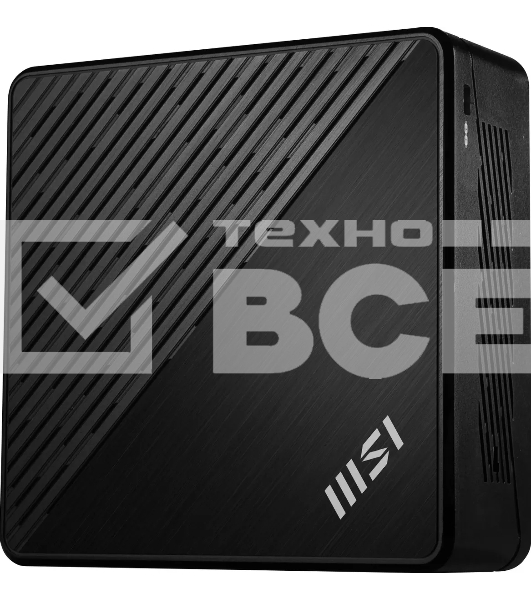 Неттоп MSI Cubi 5 12M-013RU i5 1235U (1.3) 16Gb SSD512Gb Iris Xe Windows 11 Professional 2.5xGbitEth+1xGbitEth WiFi BT 65W черный (9S6-B0A811-298)