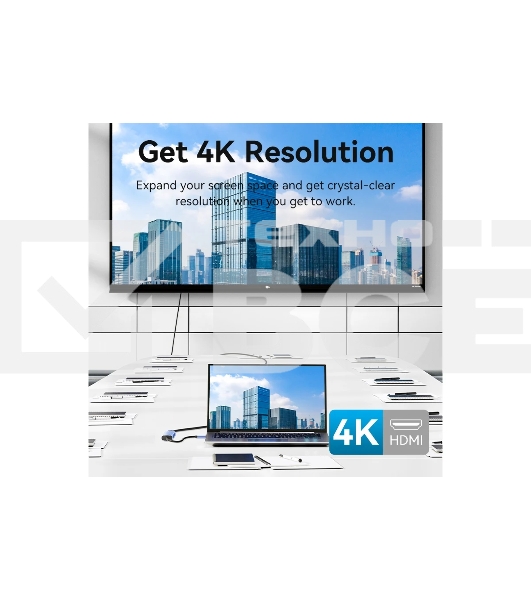Мультифункциональный хаб Vention USB Type C 5 в 1