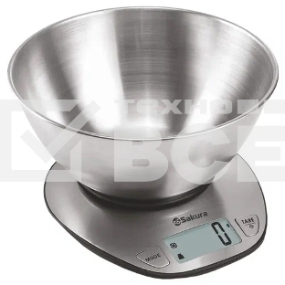 Весы кухонные Sakura SA-6064 5кг элек нерж
