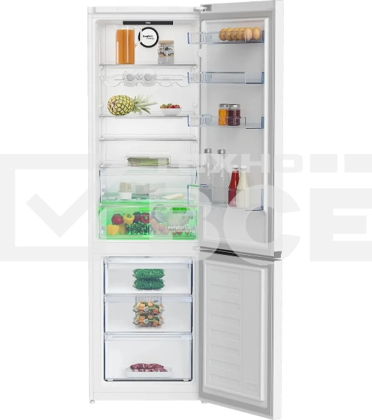 Холодильник Beko B3RCNK402HW белый двухкамерный 257/100л морозилка снизу