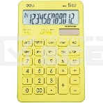 Калькулятор настольный Deli Touch EM01551 желтый 12-разр., фото 1