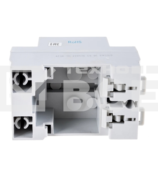 Розетка CHINT AC 30-111 (775001) с заземл. контактом на DIN-рейку (R)