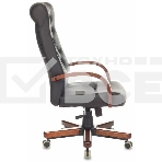 Кресло руководителя Бюрократ T-9928WALNUT/ECO черный, эко.кожа, крестовина металл/дерево, фото16