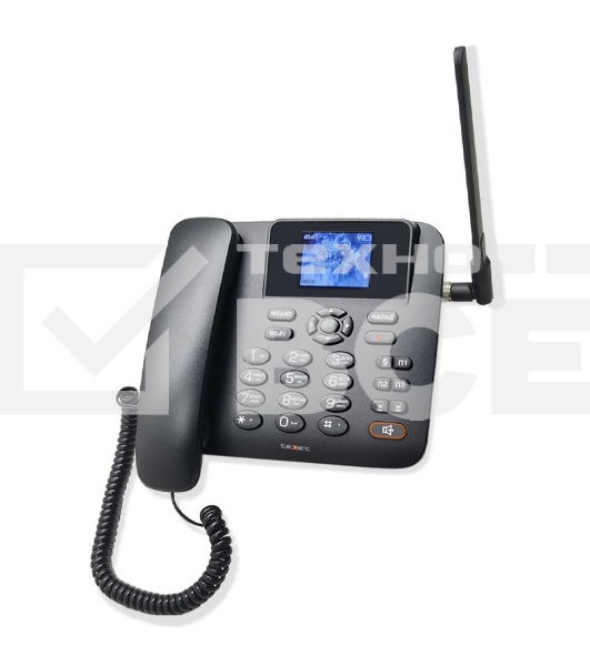 Стационарный сотовый телефон GSM teXet FX-200 цвет черный