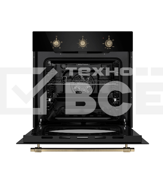 Шкаф духовой газоэлектрический Maunfeld EOGC604RBG.MT Slim