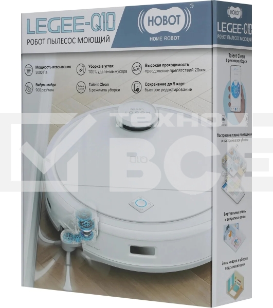 Робот пылесос моющий HOBOT LEGEE-Q10