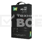 Сетевое зарядное устройство MORE CHOICE NC82a 1USB+1Type-C 3.0A PD 35W+QC3.0 для Type-C Type-C черный, фото3