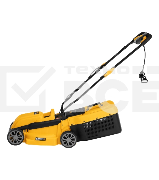 Газонокосилка электрическая Denzel GMC-1200, шир., 32 см, 1200 Вт, 3 уров., травосб. 30 л