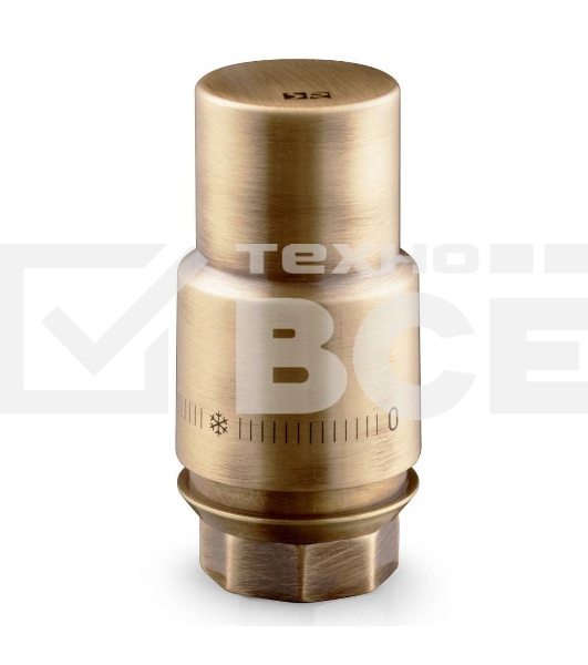 Термоголовка жидкостная Royal Thermo Design PRO М30х1,5 (бронза)