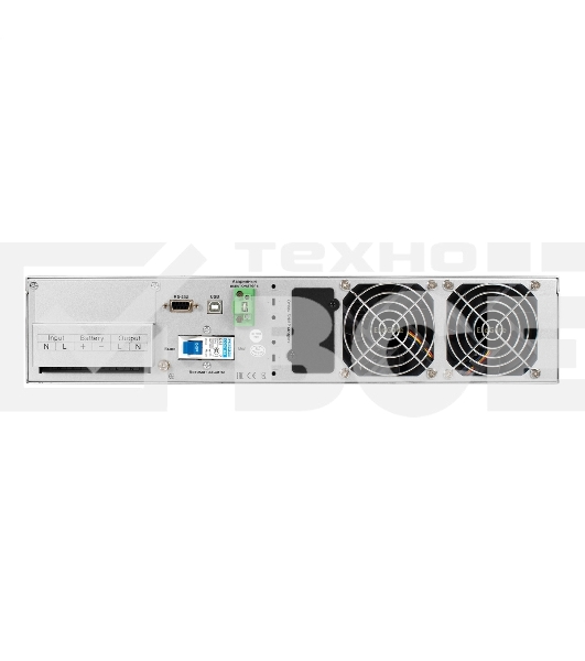 Источник бесперебойного питания On-line ExeGate PowerExpert ULS-575-10kVA.LCD.AVR.T.USB.RS232.SNMP.2U 10000VA/10000W, On-Line, PF=1, LCD, клеммы, RS232, USB, SNMP-slot, EPO, батареи внешние 192В/240В суммарной емкостью до 400Ah, Rackmount 2U/Tower, металлический корпус, черный