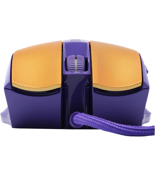 Мышь проводная A4Tech Bloody L65 Max желтый/фиолетовый, 12000 dpi, USB, кнопки - 7