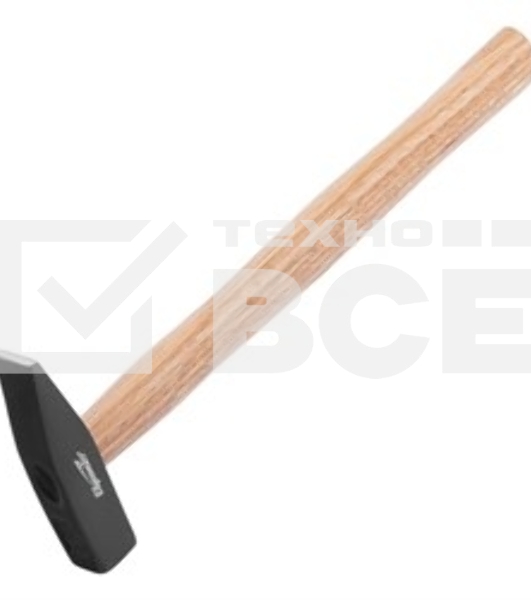 Молоток слесарный Sparta 102065 300 г, квадратный боек, деревянная рукоятка