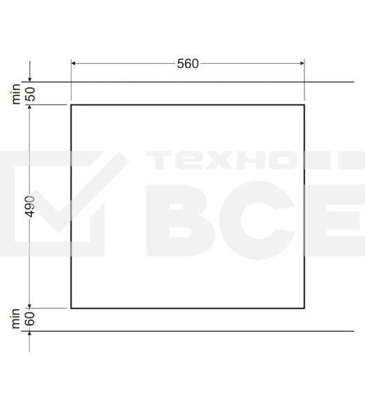 Индукционная варочная панель Hansa BHI68611 черный